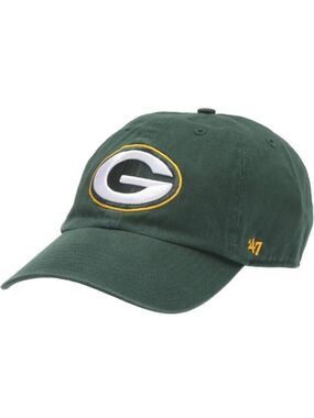 47 NFL Green Bay Packers Clean Up Adjustable Hat Cap